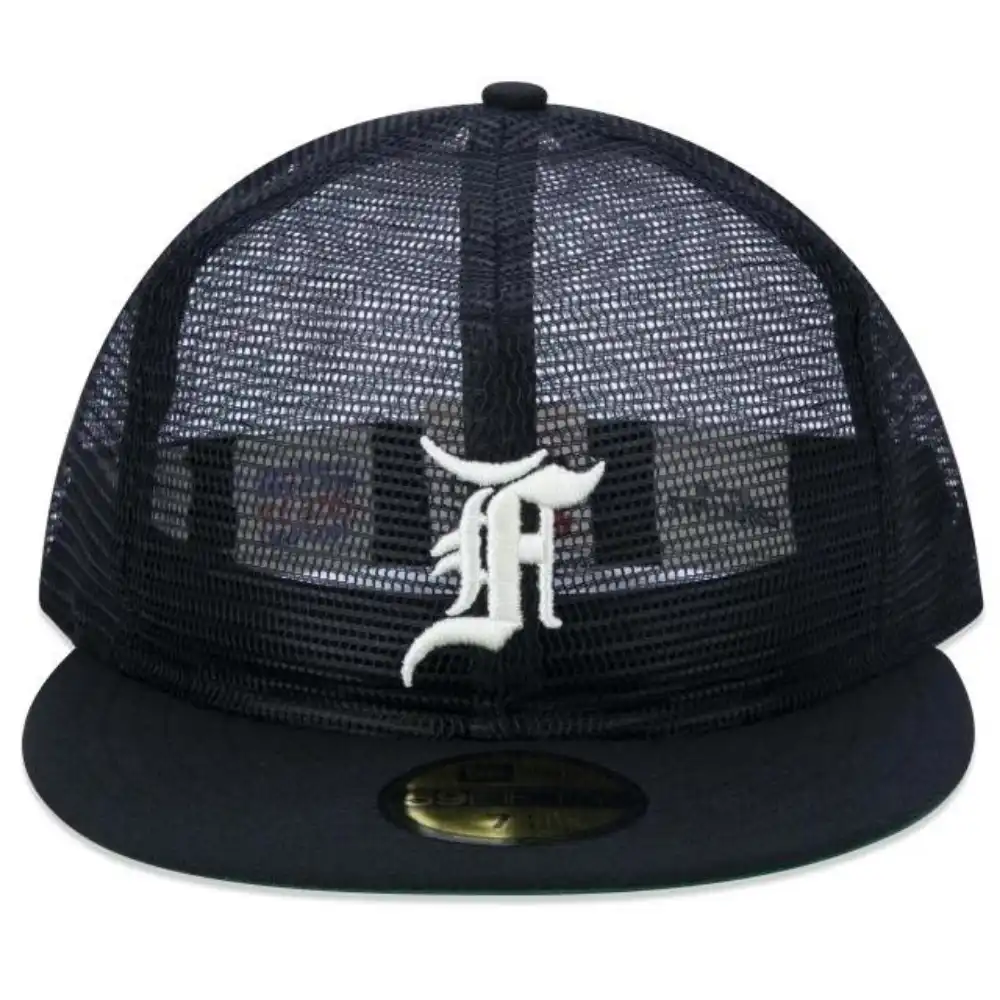 New Era x Fear of God ブラック　FOG 7 7/8 Fear of God x New Era Boné 59FIFTY Fitted Full Mesh Aba Reta Black