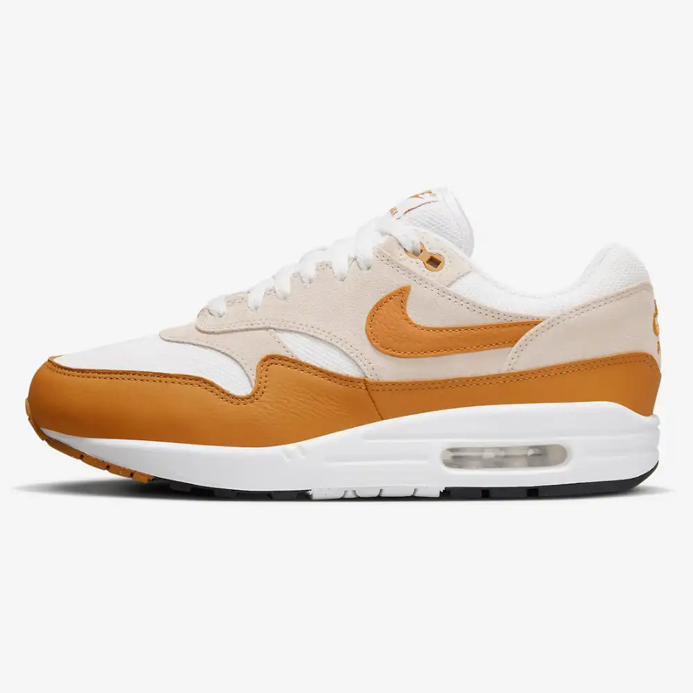 White & orange air max 1 hot sale lx sneakers