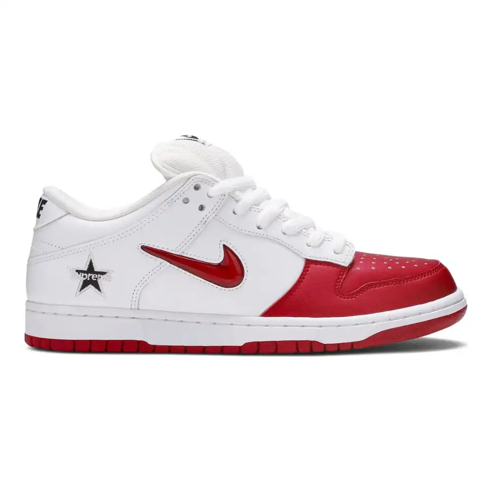 red and white nike sb dunks