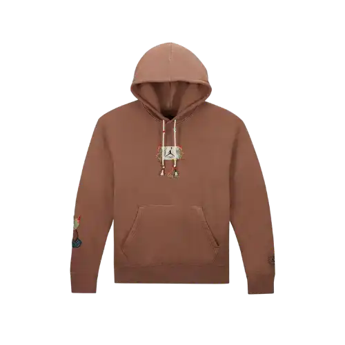 Travis Scott x Jordan Flight Moletom Graphic Archaeo Brown