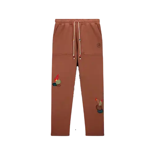 Travis Scott x Jordan Calça Fleece Archaeo Brown
