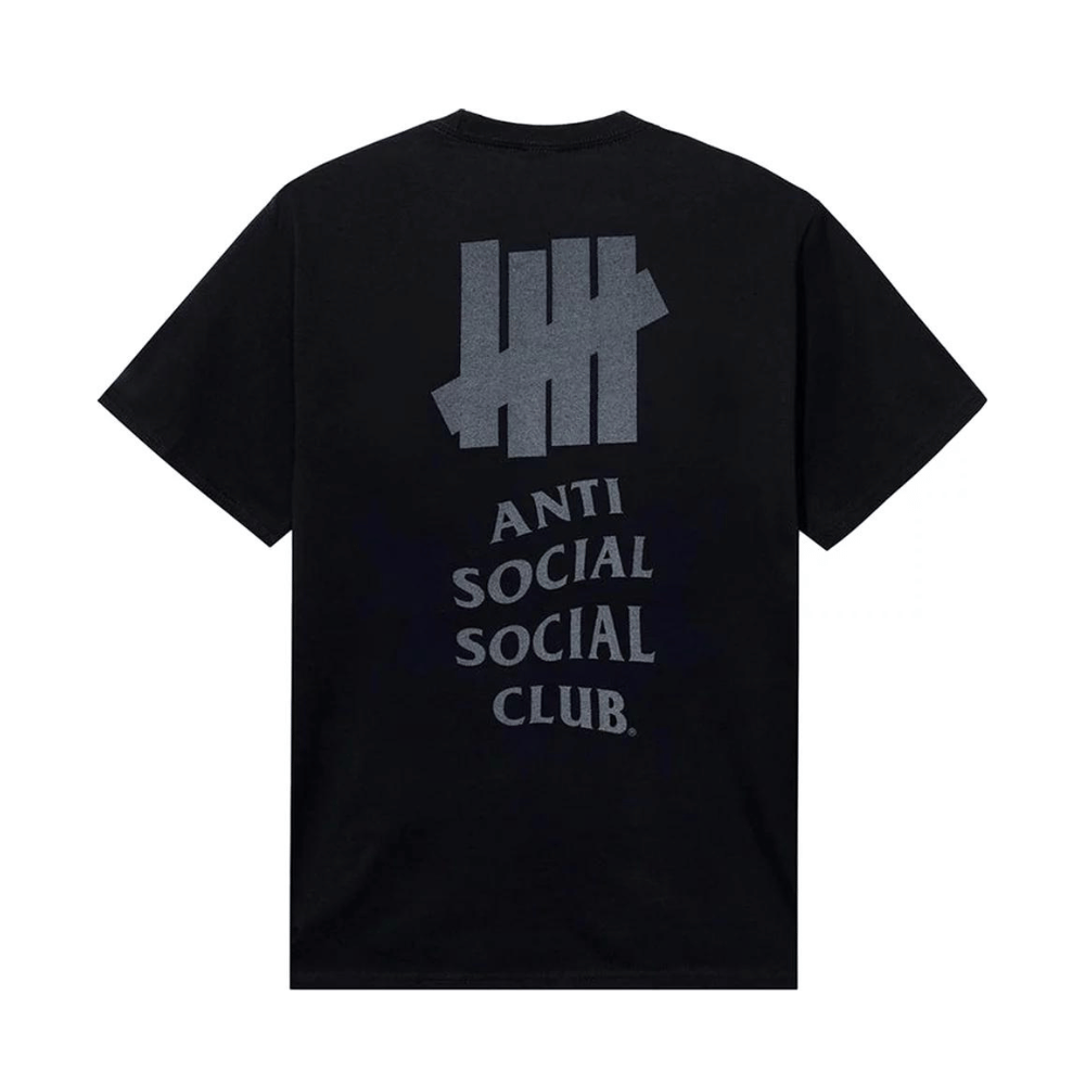 Undefeated x Anti Social Social Club Camiseta Lock 3M Black - Droper