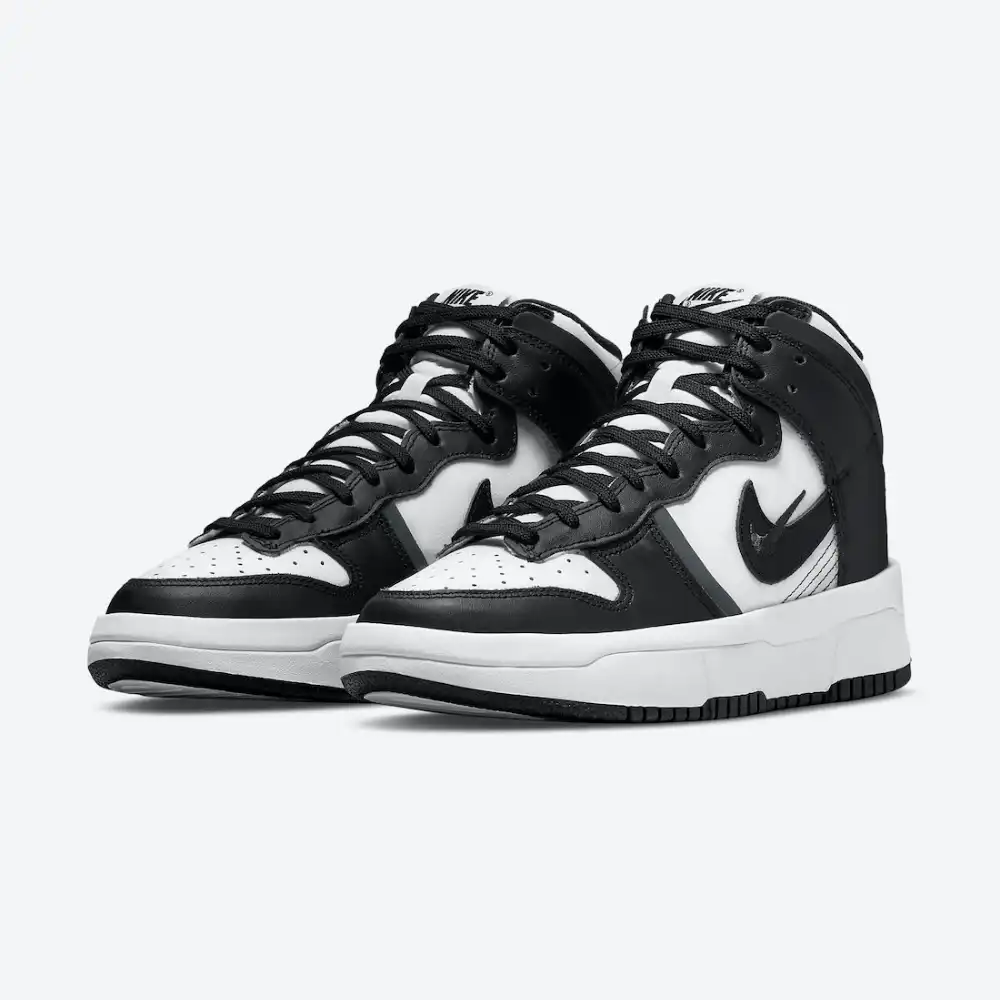 Dunk high sales black white