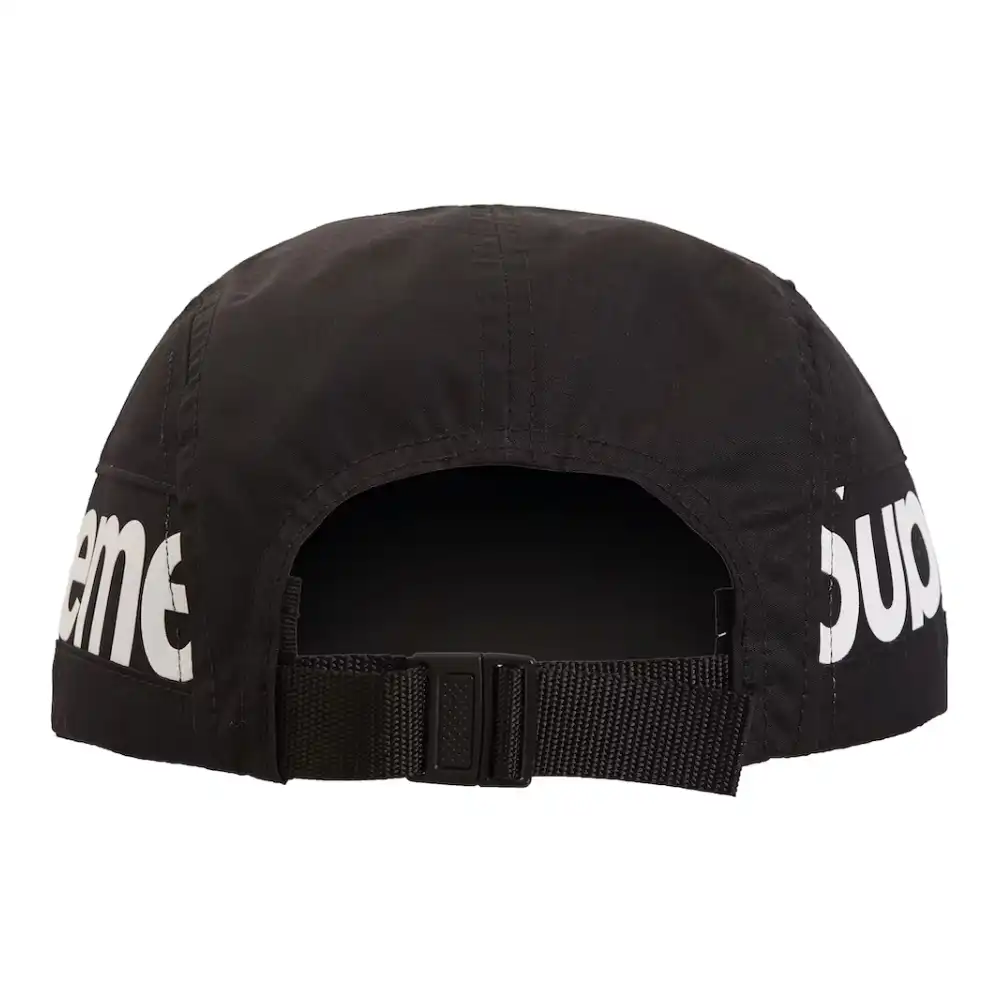 Boné Supreme Side Panel Camp Black - Droper