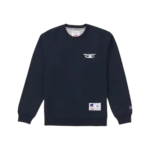 Crewneck Supreme Champion 3D Metallic Navy - Droper