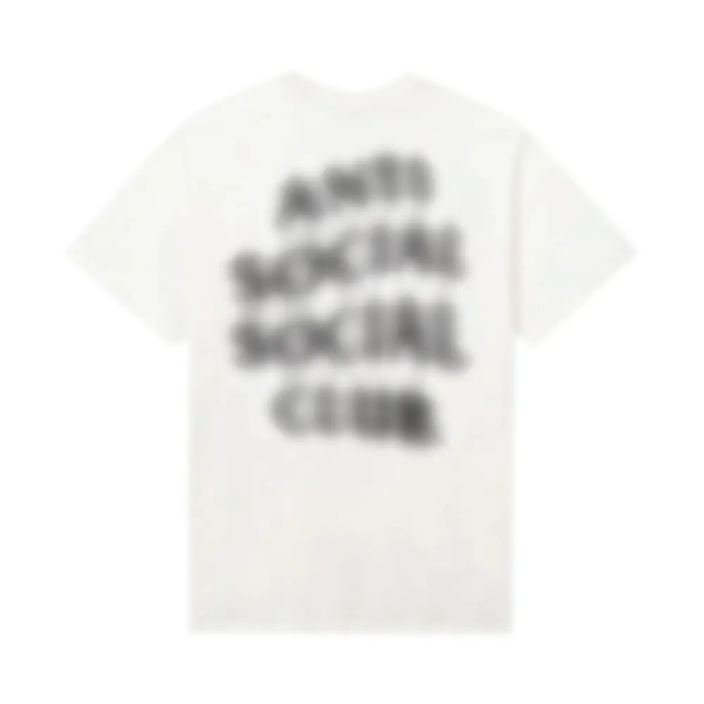 Camiseta Anti Social Social Club Mind Games Natural - Droper