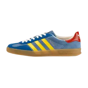 Gucci x Adidas Gazelle Light Blue and Red