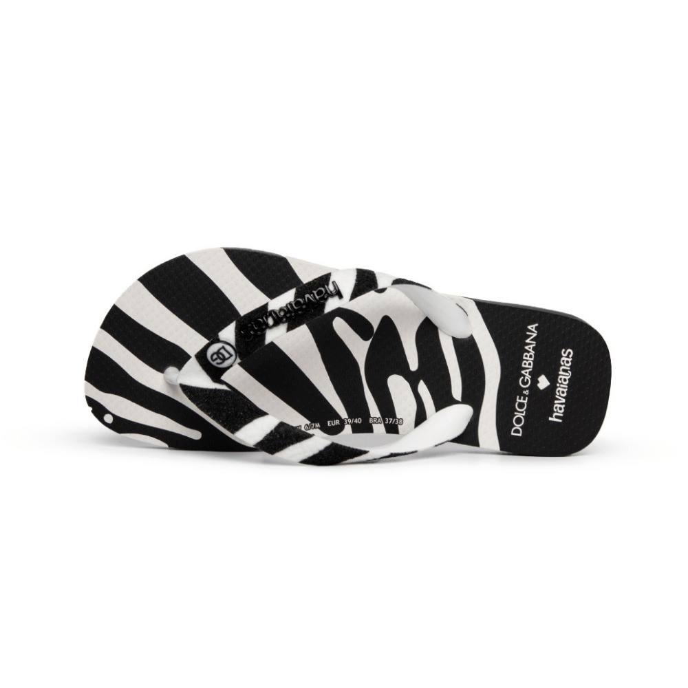 Dolce&Gabbana x Havaianas Chinelo Zebra foto 3
