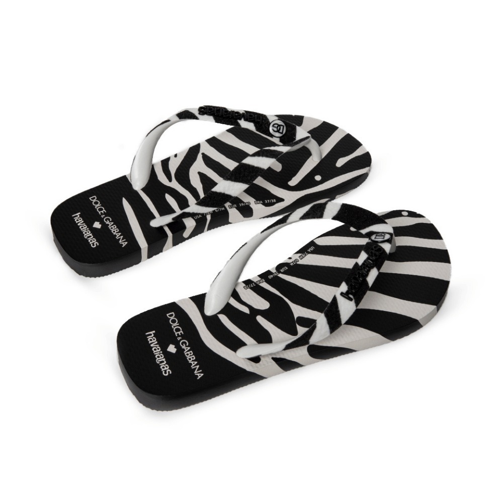 Dolce&Gabbana x Havaianas Chinelo Zebra foto 2