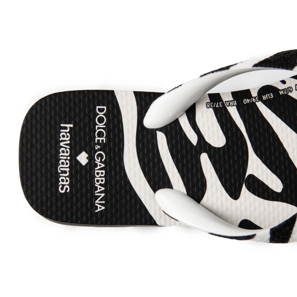 Dolce&Gabbana x Havaianas Chinelo Zebra foto 1