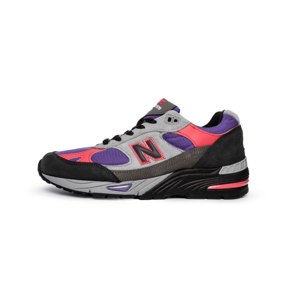 Palace x New Balance 991 Made in England Black Ultra Violet foto 3