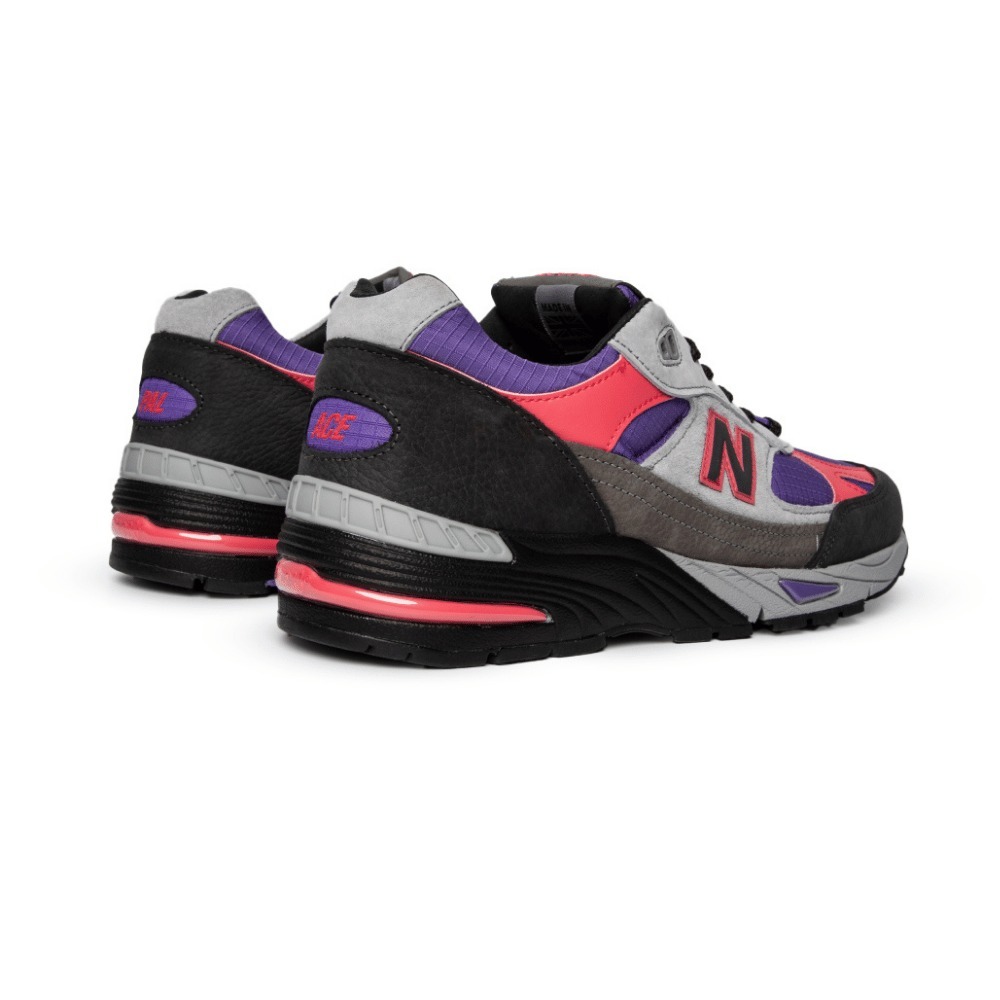 Palace x New Balance 991 Made in England Black Ultra Violet foto 2