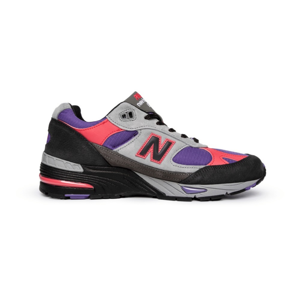 Palace x New Balance 991 Made in England Black Ultra Violet foto 1