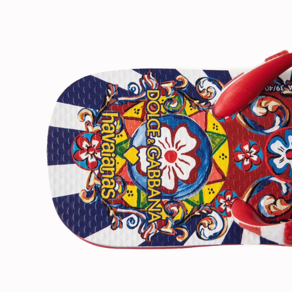 Dolce&Gabbana x Havaianas Chinelo Carretto Siciliano foto 4