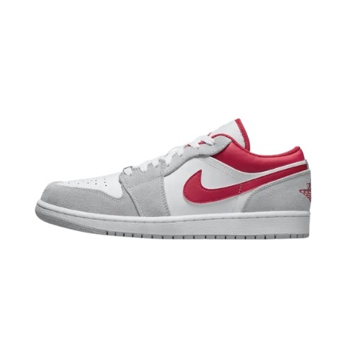 Air Jordan 1 Low Light Smoke Grey Gym Red