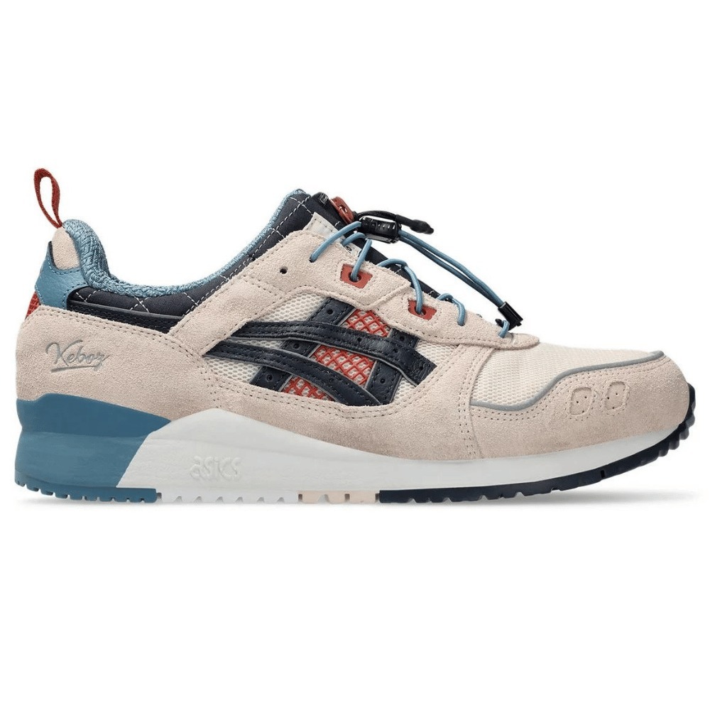 mita sneakers x KEBOZ x Asics Gel-Lyte 3 OG Taito Almond Peach