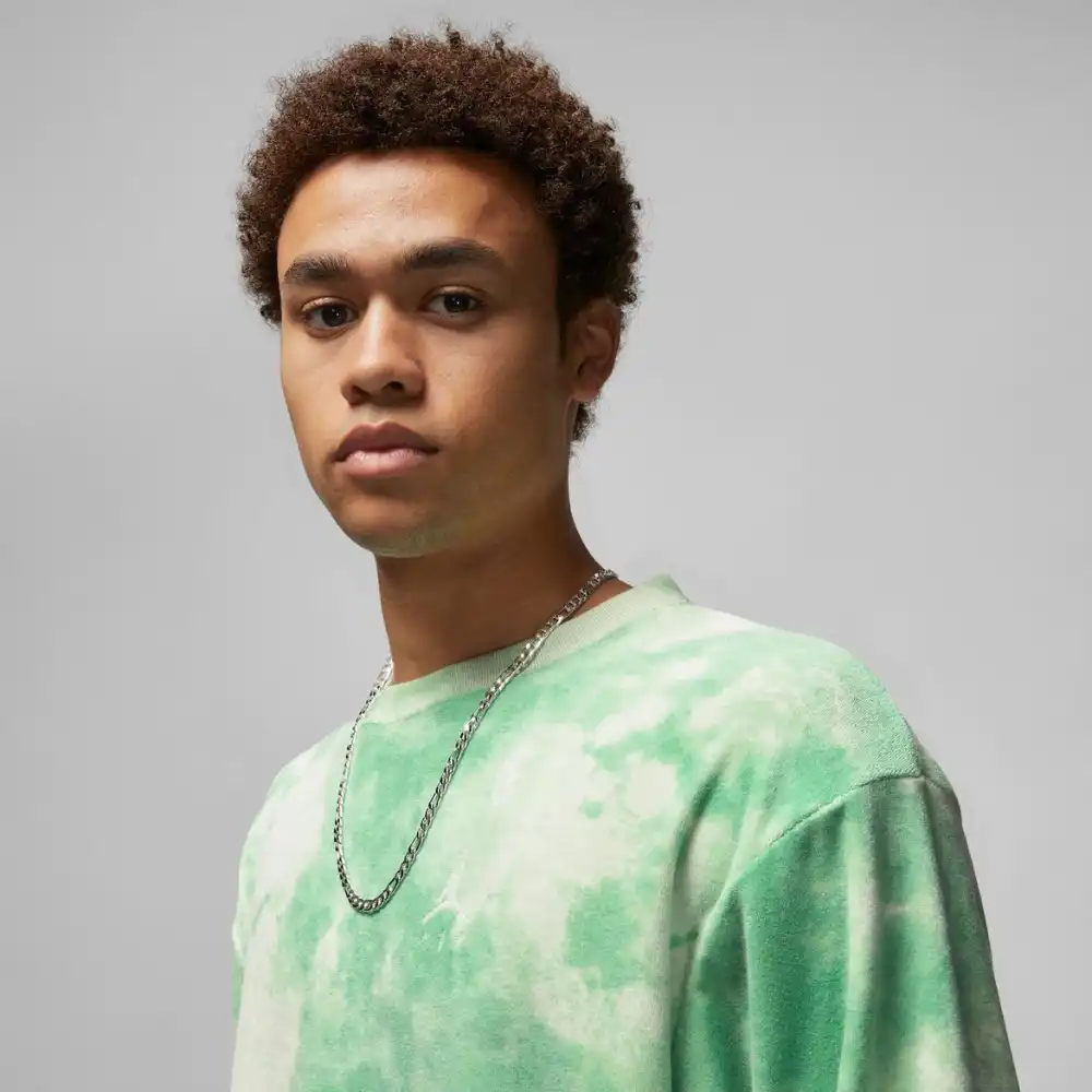 J. Balvin x Jordan Moletom Crewneck Jade Aura foto 2