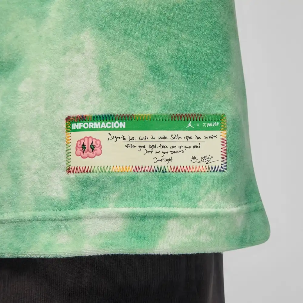 J. Balvin x Jordan Moletom Crewneck Jade Aura foto 3
