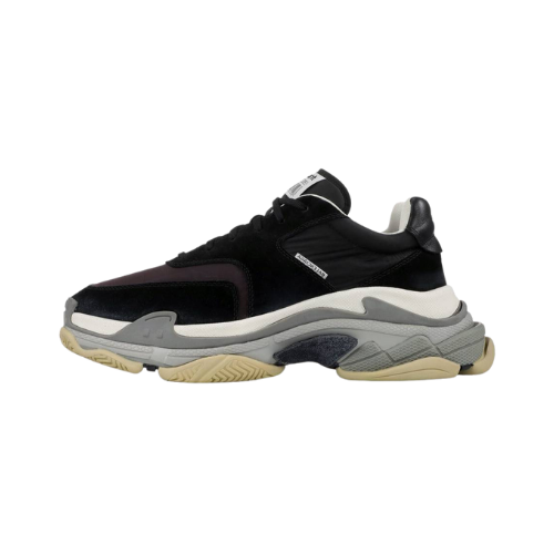 Balenciaga Triple S Black Burgundy