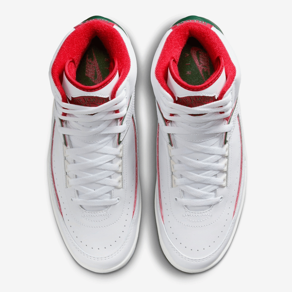 Air Jordan 2 バスケットボールシューズ ホワイト/レッド Air Jordan 2 Origins - Droper