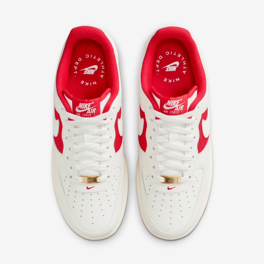 Nike air force one university sale red