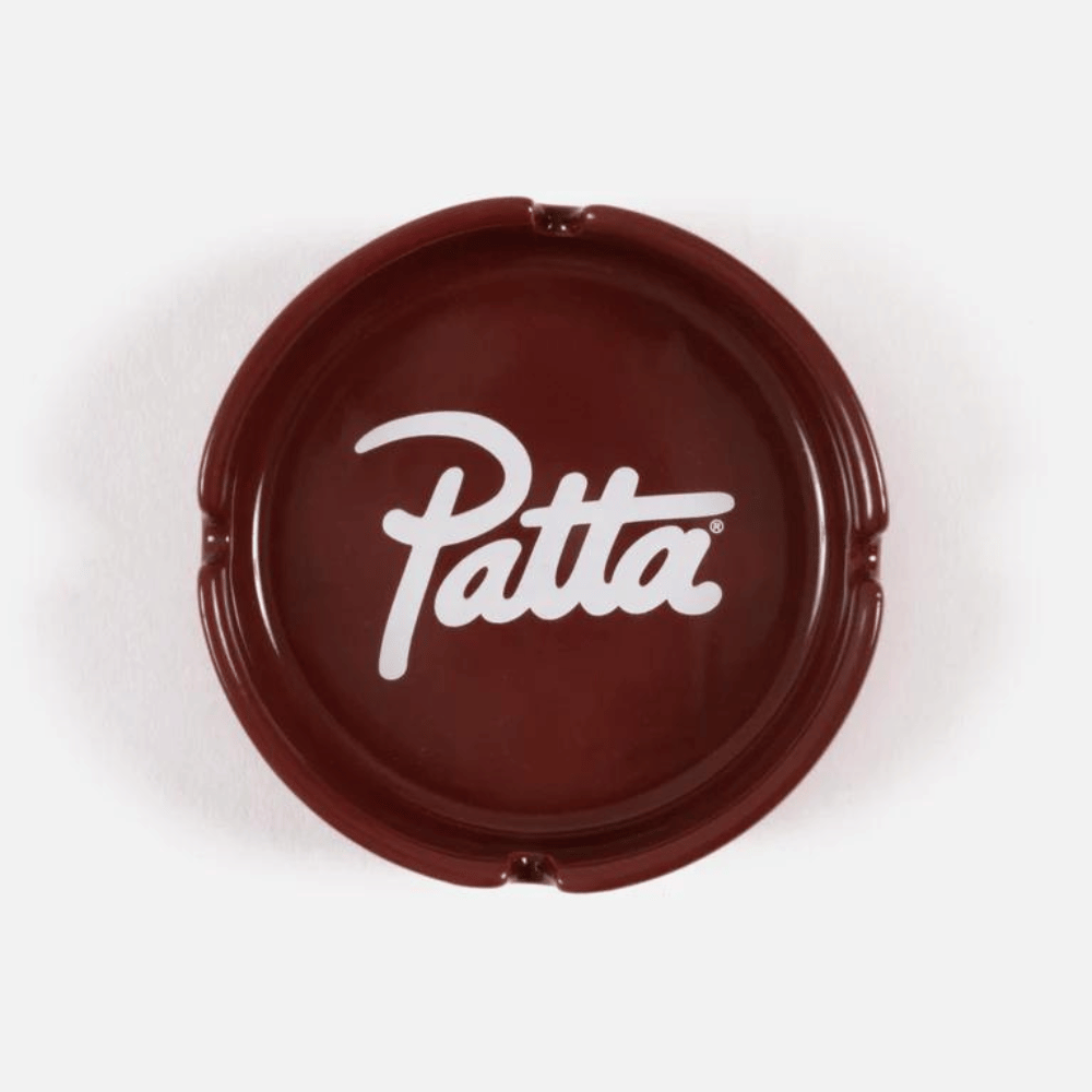 Cinzeiro Patta Script Logo Burgundy White foto 1