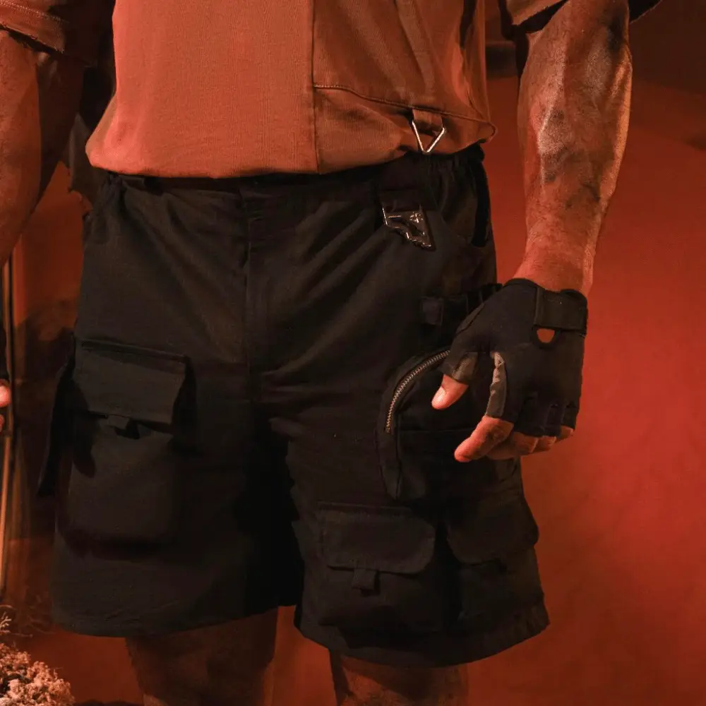 Shorts Cargo Shui Minerador Desert Preto foto 2