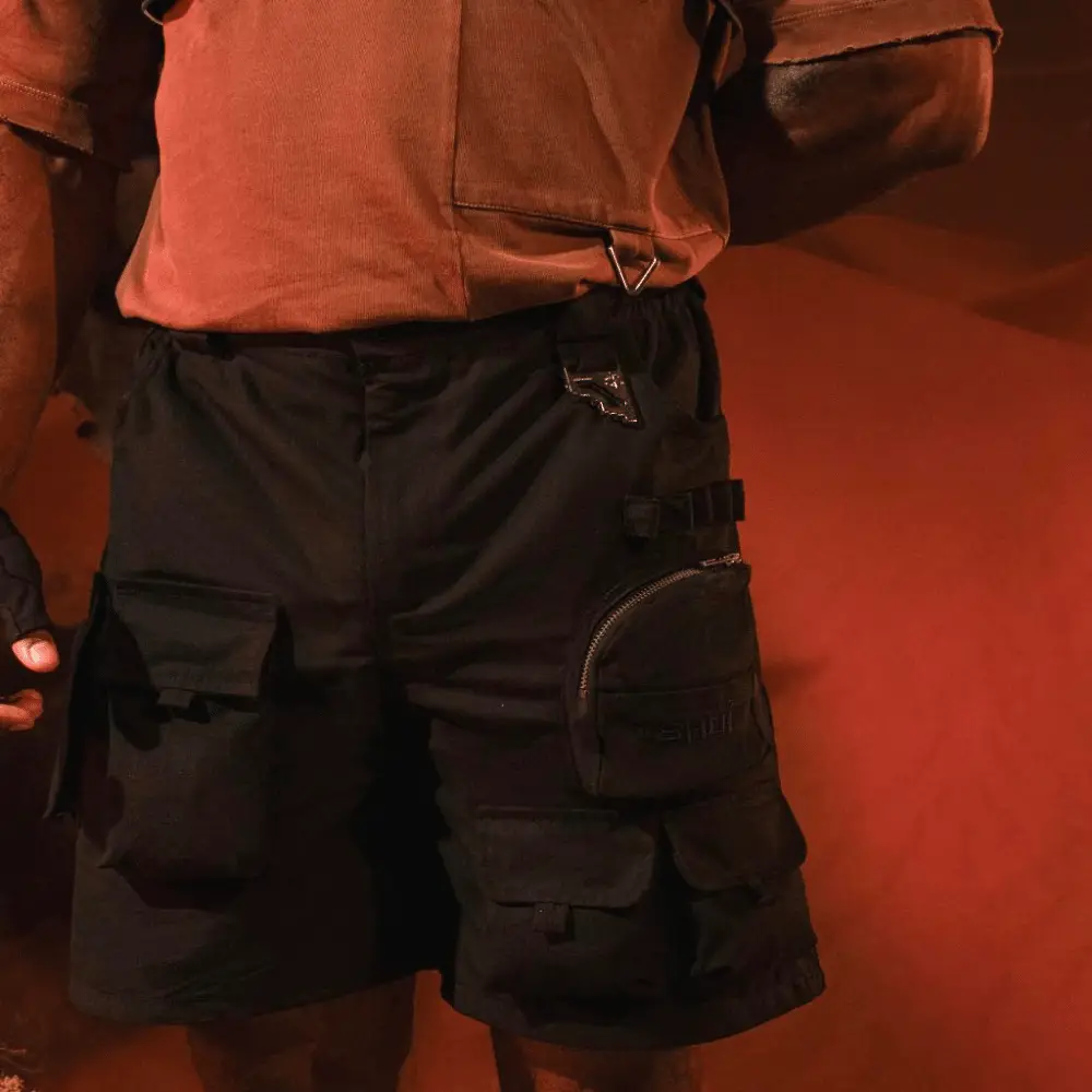 Shorts Cargo Shui Minerador Desert Preto foto 4