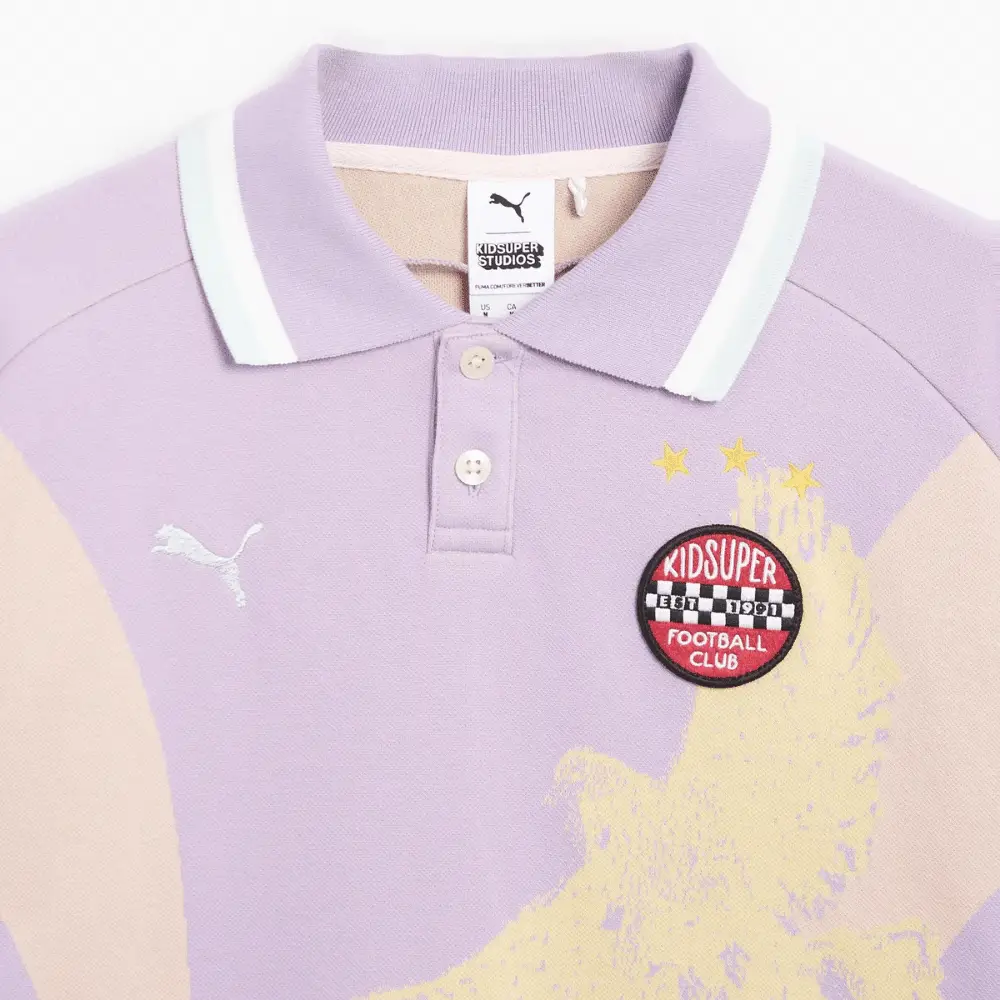 KidSuper x Puma Camisa Polo Knit - Droper