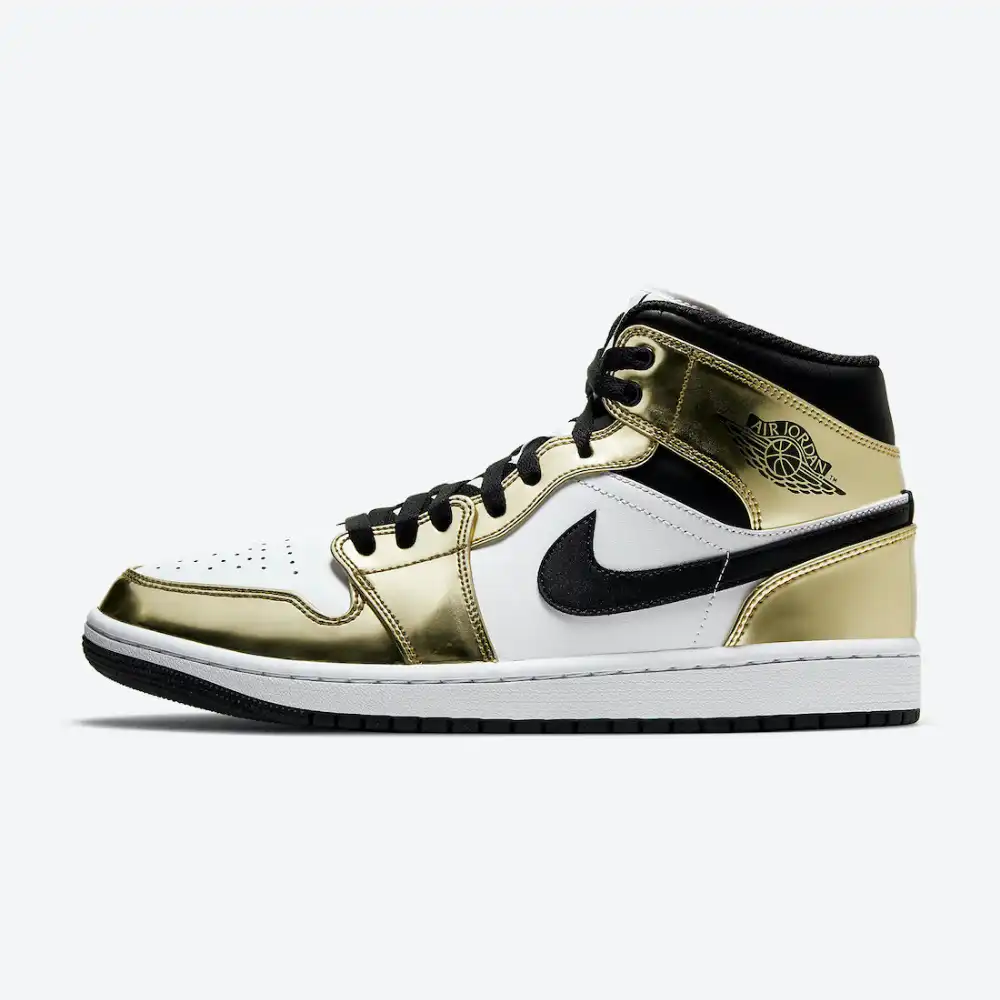 Air Jordan 1 Mid SE Metallic Gold foto 1
