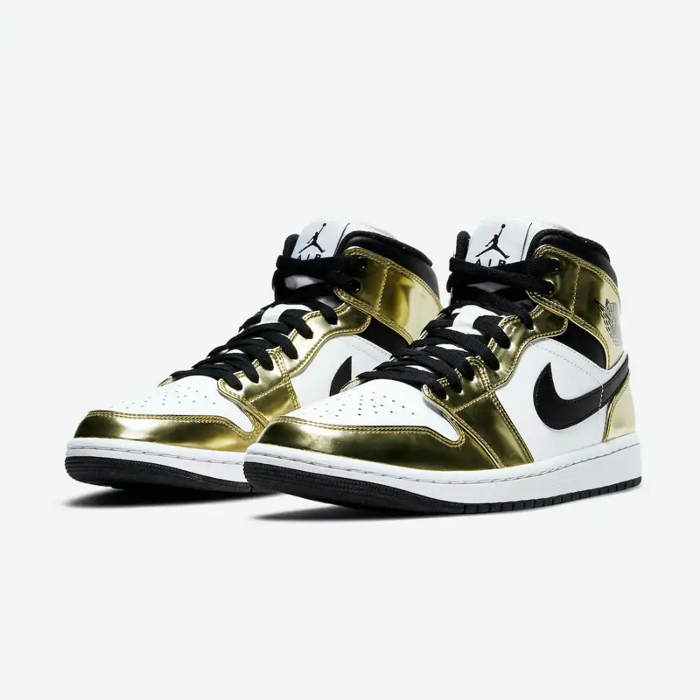 Jordan 1 hot sale dourado