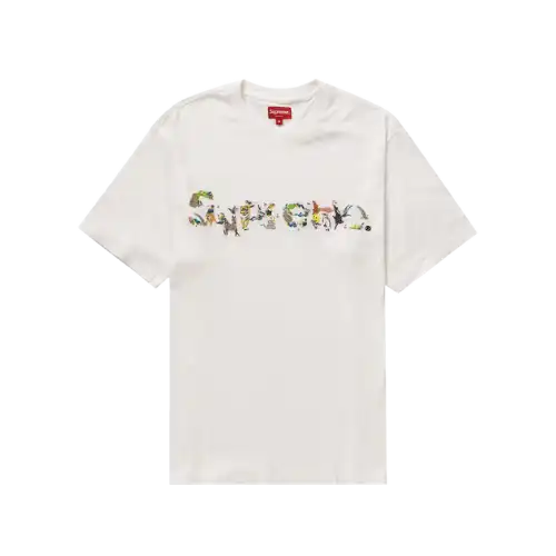 Camiseta Supreme Animal Kingdom White