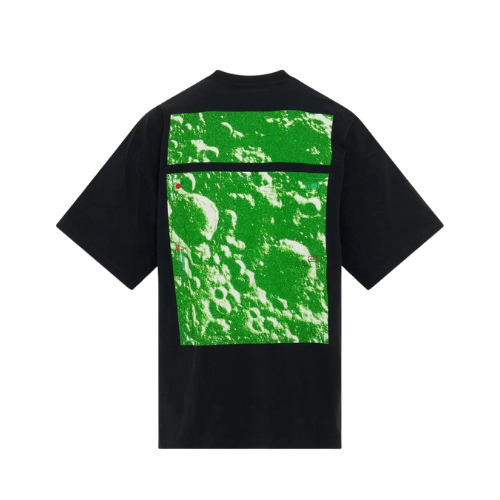 Camiseta Off-White Moon Tab Cotton Black