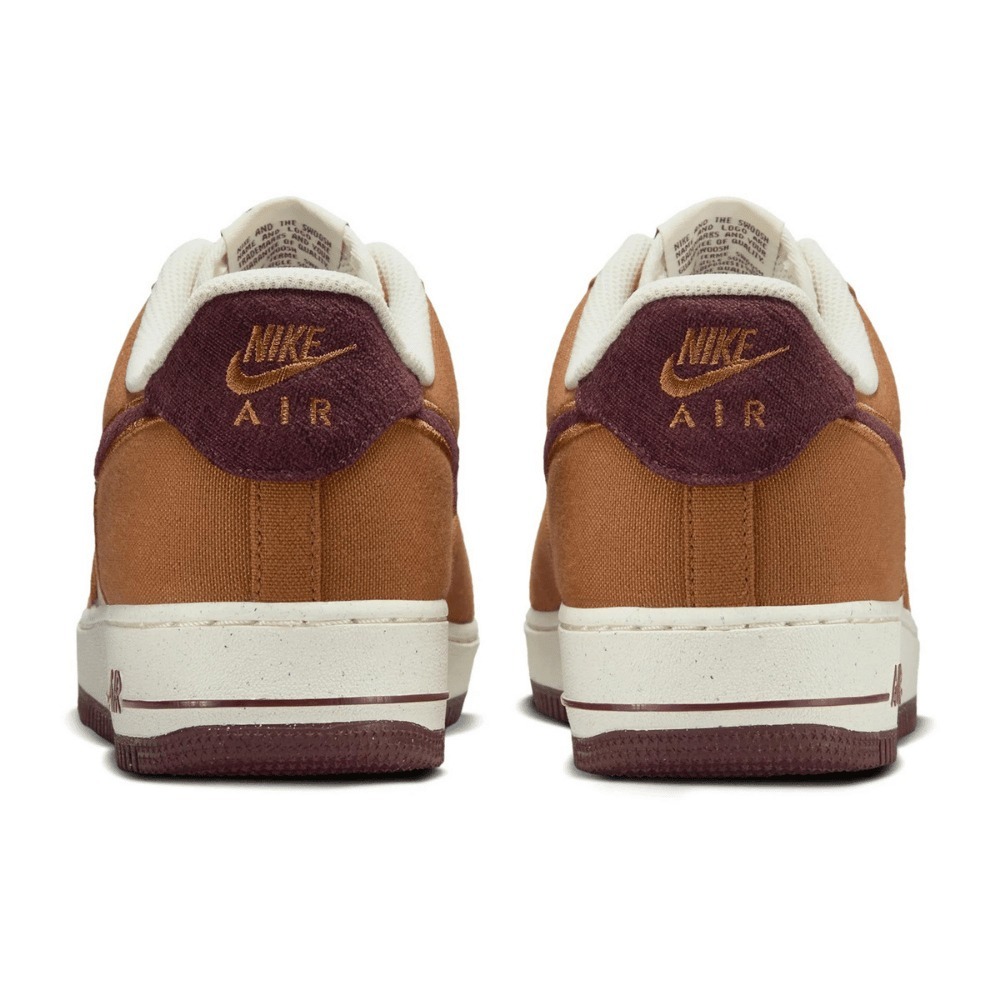 Nike Air Force 1 Low British Tan Burgundy Brush foto 2