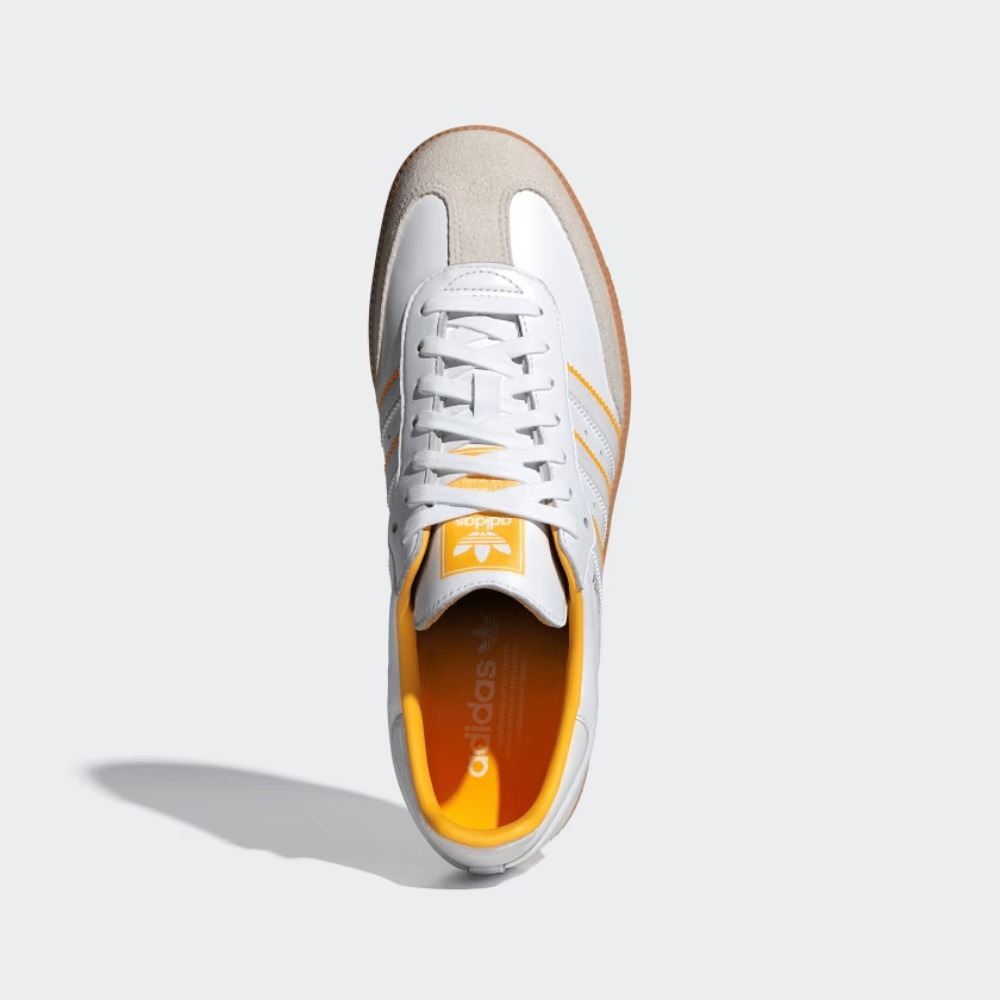 adidas Samba OG Crystal White Crew Yellow foto 5