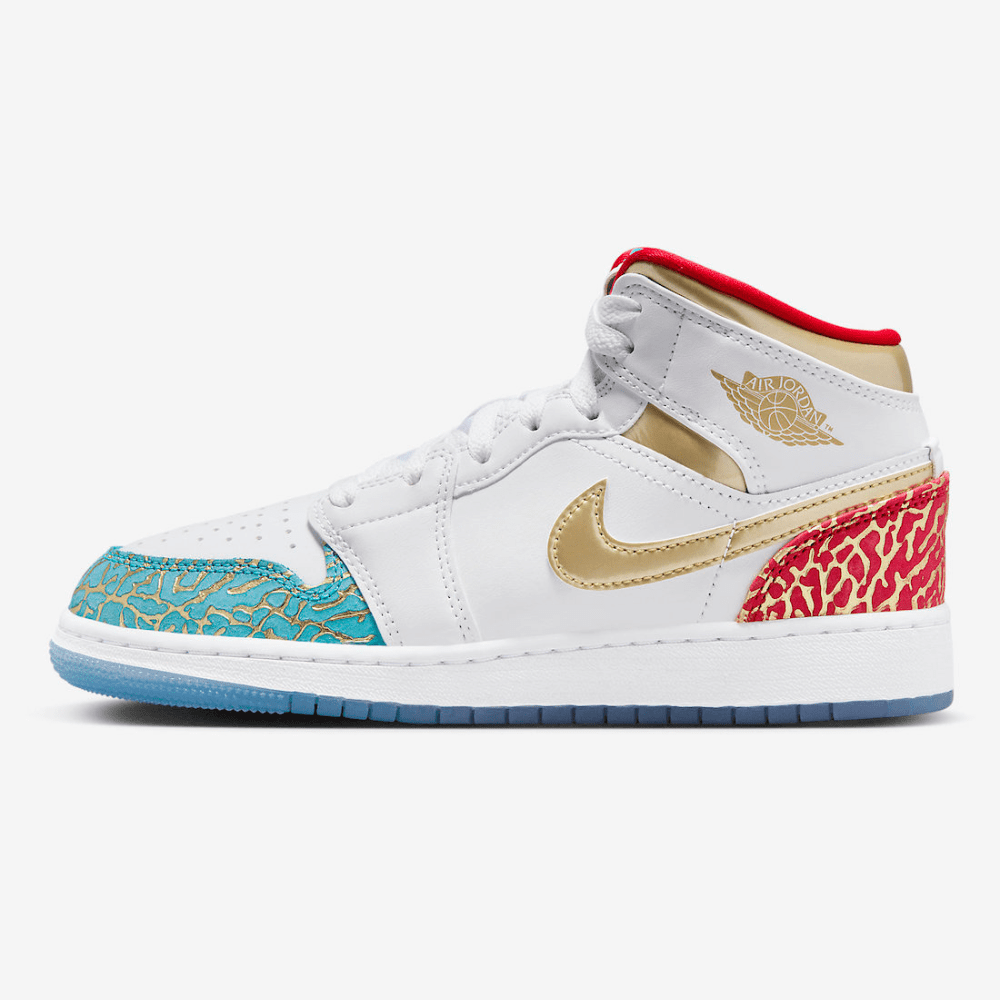Air Jordan 1 Mid GS UNC to Chicago foto 1