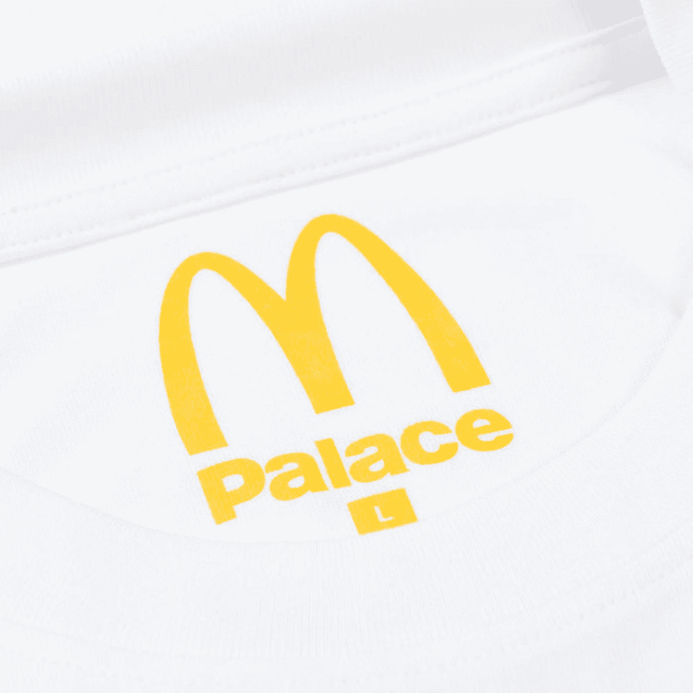 McDonald's x Palace Camiseta Description 1 White - Droper