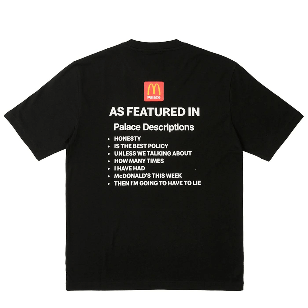 McDonald's x Palace Camiseta Description 1 Black foto 1
