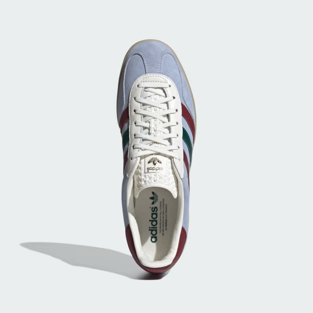 adidas Gazelle Indoor Blue Dawn Collegiate Burgundy foto 2