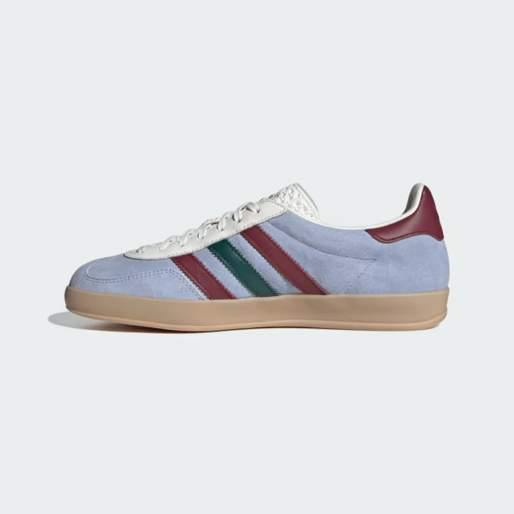adidas Gazelle Indoor Blue Dawn Collegiate Burgundy foto 3