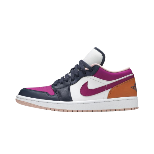 Air Jordan 1 Low SE Mismatched Purple Magenta