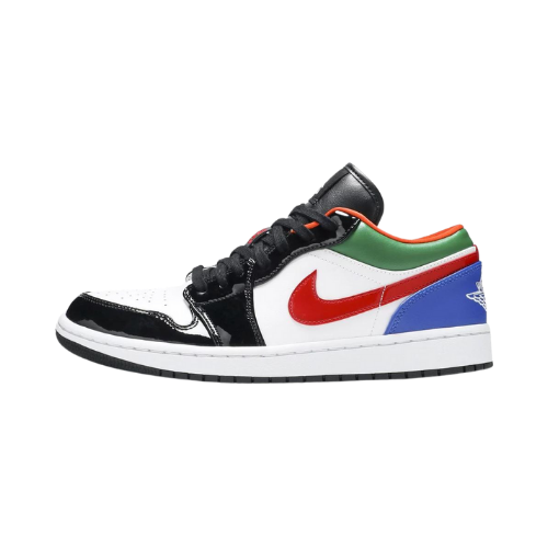 Air Jordan 1 Low Multi-Color Black Toe