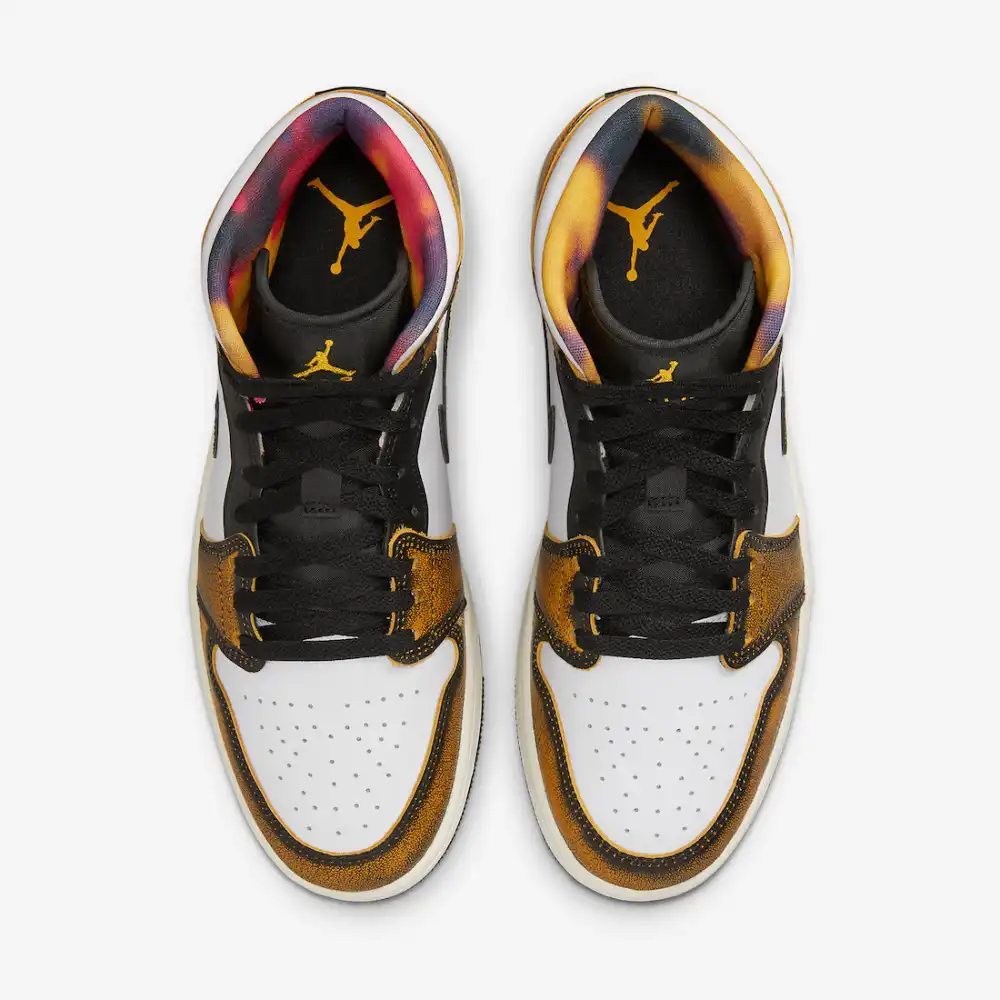Air Jordan 1 Mid SE Wear Away Taxi - Droper