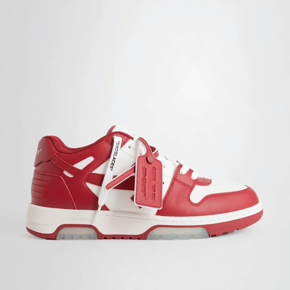 Off-White Out of Office Burgundy White foto 1