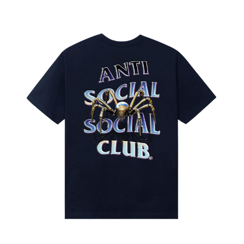 Camiseta Anti Social Social Club Crawl To Me Navy