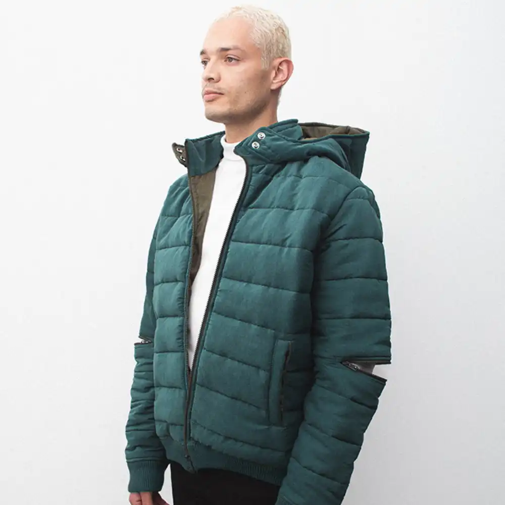 Jaqueta Puffer Filadelfio Musgo foto 1