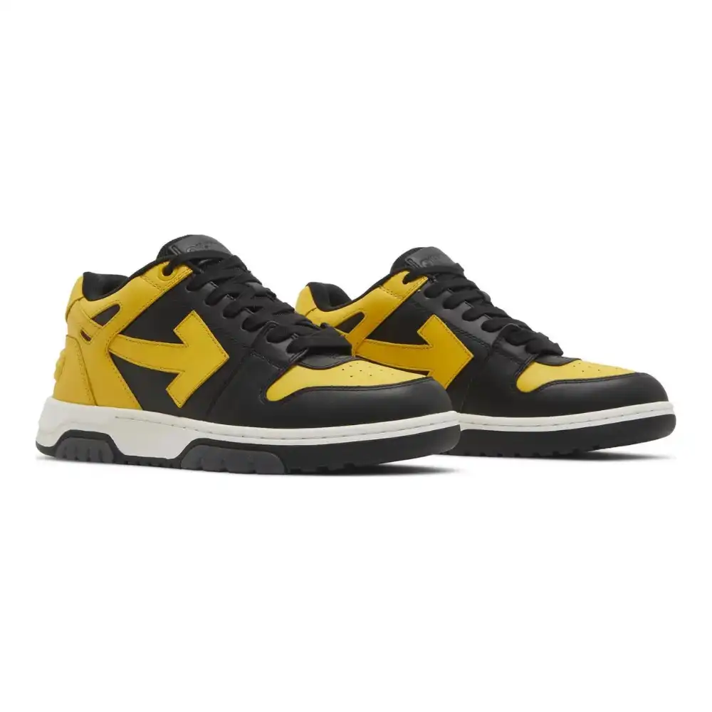 Off-White Out of Office Black Lemon Yellow - Droper