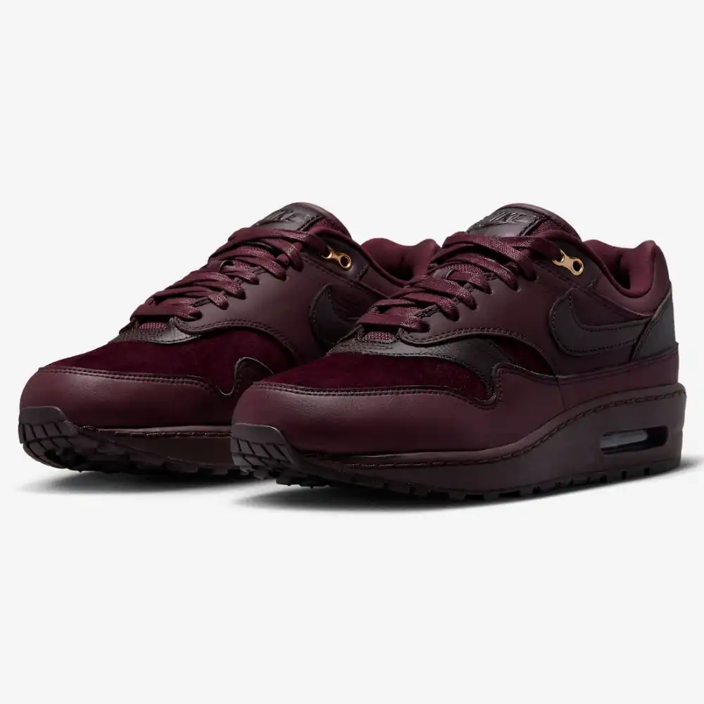 nike air max 1 burgundy