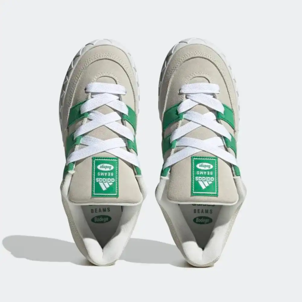 Bodega x BEAMS x adidas Adimatic Off White Green