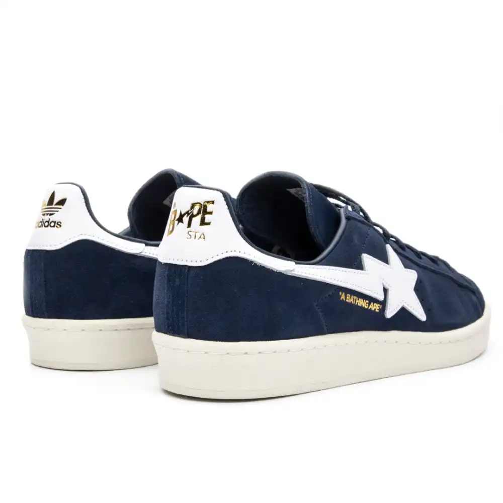 BAPE x adidas Campus 80s Collegiate Navy foto 4